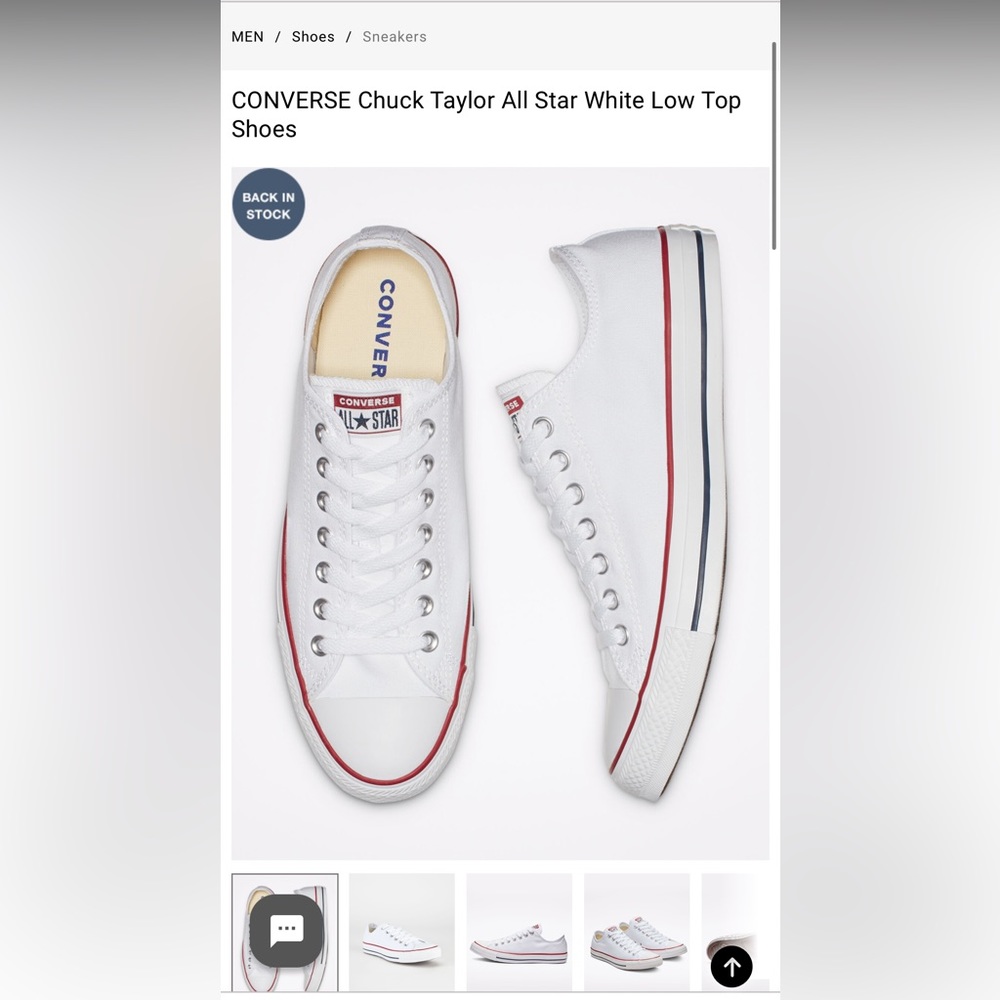 CONVERSE sneakers women size 8 BRAND NEW
